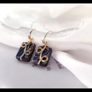 Abalone earrings